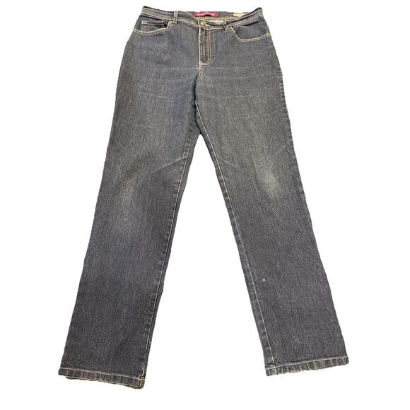 Gloria Vanderbilt-Amanda Womens Jeans-Straight Leg Dark Wash-Size 10 Average - Picture 1 of 13